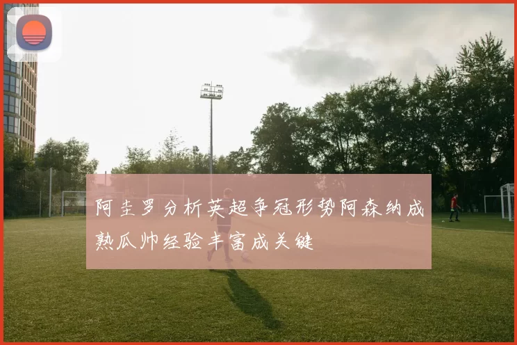 阿圭罗分析英超争冠形势阿森纳成熟瓜帅经验丰富成关键